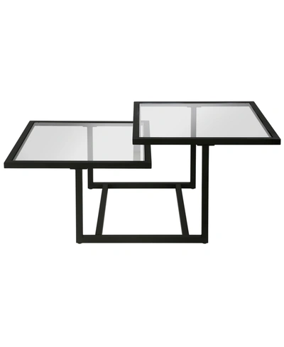 Hudson & Canal Amalie 43" Coffee Table, 2-tier In Blackened Bronze
