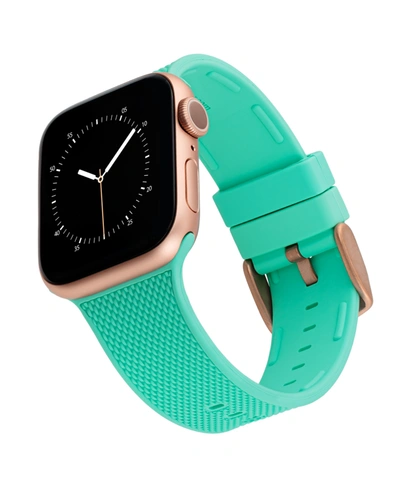 Ak Wearables Teal Textured Silicone Band Designed For Apple Watch 42mm (series 10) & 38/40/41mm In Teal