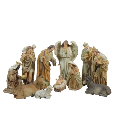 Northlight Traditional Earth Tones Religious Christmas Nativity Figurine In Brown