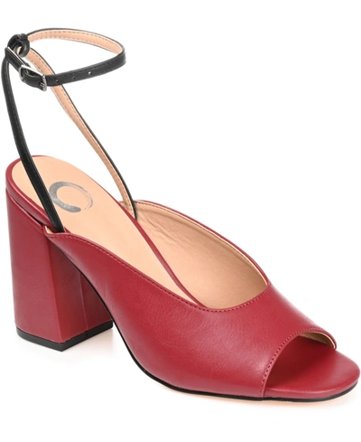 Journee Collection Collection Women's Calypso Pump In Brick