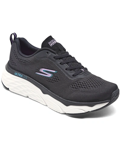 Shop Skechers Women's Max Cushioning Elite - Destination Point Running And Walking Sneakers From Finish Line In Black