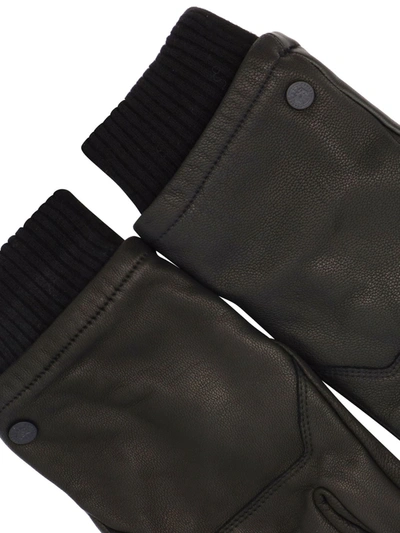 Shop Canada Goose Men's Black Other Materials Gloves