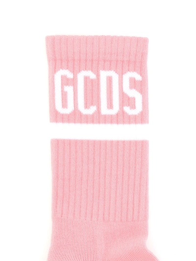 Shop Gcds Men's Pink Cotton Socks