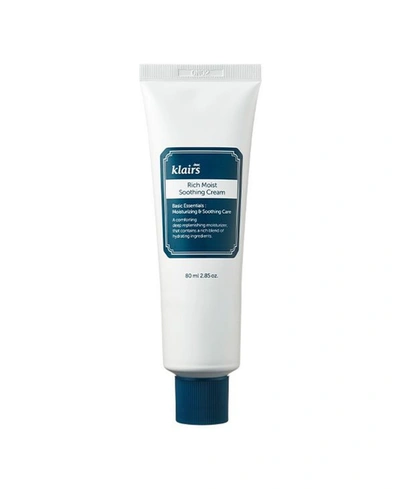 Shop Klairs Rich Moist Soothing Cream, 80 ml In White