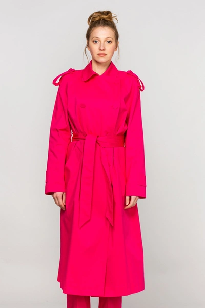 Shop Andamane Giacconi Women's Coat In Fucsia