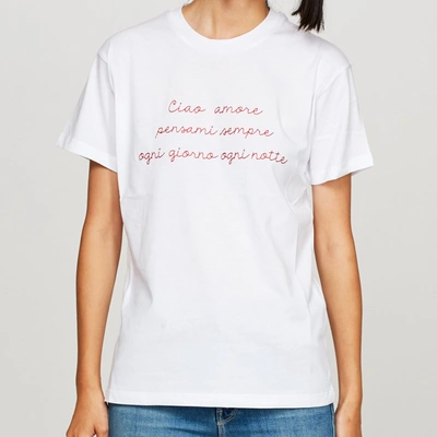 Shop Giada Benincasa T Shirt Mm Women's T Shirt In Bianco