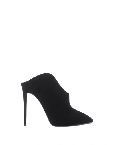 Shop Giuseppe Zanotti Open-toe Mule In Black