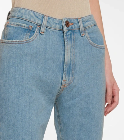 3x1 N.y.c. Farrah Mid-rise Flare Jeans In Blue