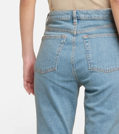 3x1 N.y.c. Farrah Mid-rise Flare Jeans In Blue