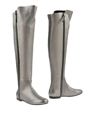 Giuseppe Zanotti Boots In Silver