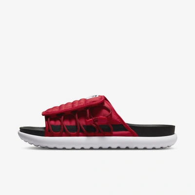 Shop Nike Asuna 2 Men's Slides In University Red,white,black