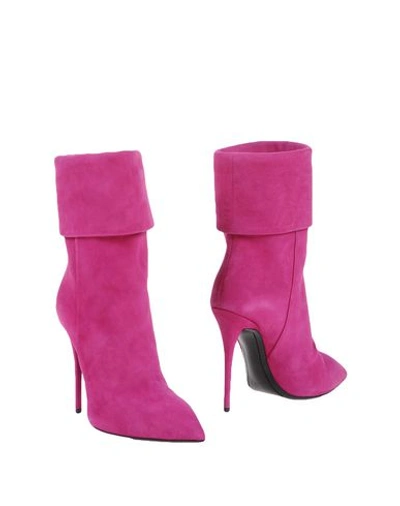 Giuseppe Zanotti Ankle Boot In Fuchsia