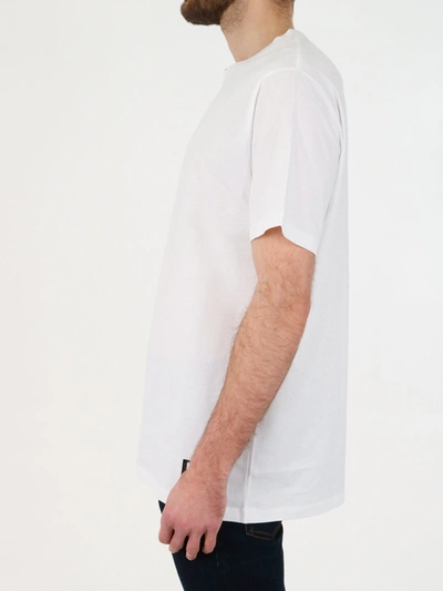 Shop Balmain Oversized White T-shirt