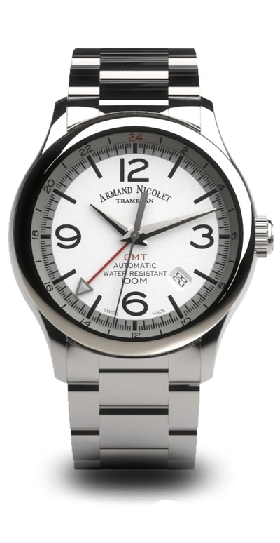 Shop Armand Nicolet Automatic White Dial Mens Watch A846haa-ag-m2850a