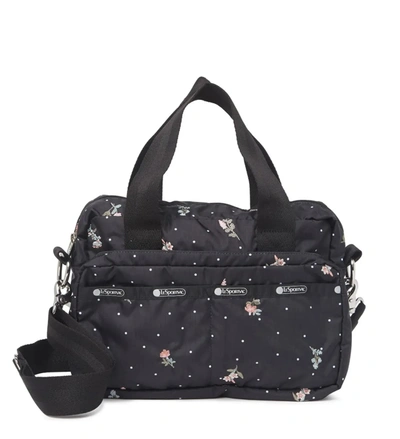 Shop Le Sportsac Flower Dreamcatcher Medium Two Zip Crossbody Bag