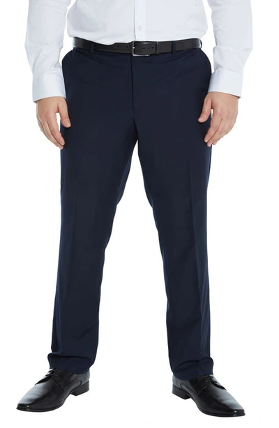Shop Johnny Bigg Raymond Stretch Dress Pants In Navy