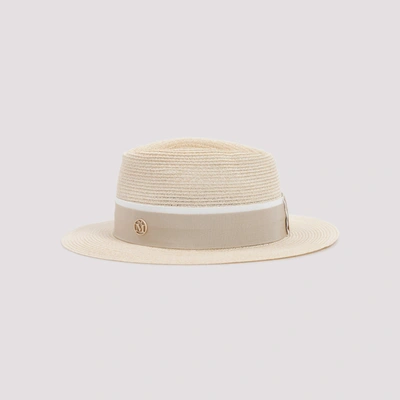 Maison Michel Hat In Natural,beige | ModeSens
