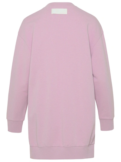 Shop Stella Mccartney Lilac Cotton Sweatshirt In Violet