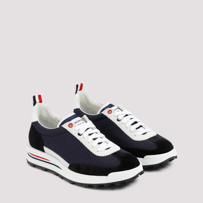 Shop Thom Browne Tech Runner Sneakers Shoes In Blue