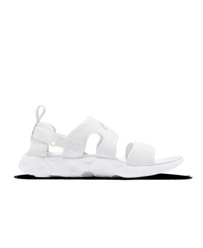 Shop Nike Women's Owaysis Sport Sandals From Finish Line In White/pure Platinum
