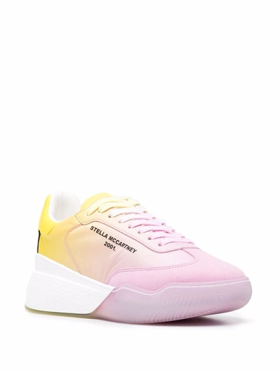 Shop Stella Mccartney Loop Degrade Sneakers In Pink