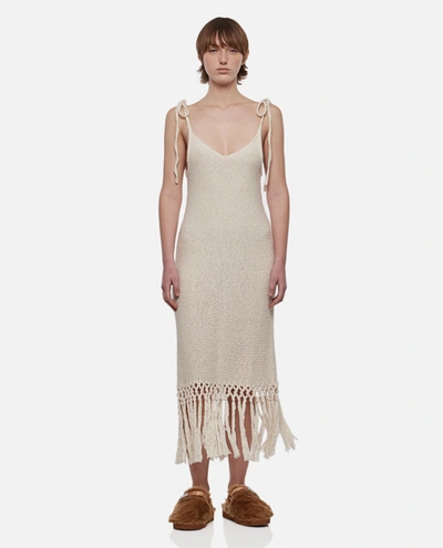 Shop Alanui Moonlight Crochet Dress In White