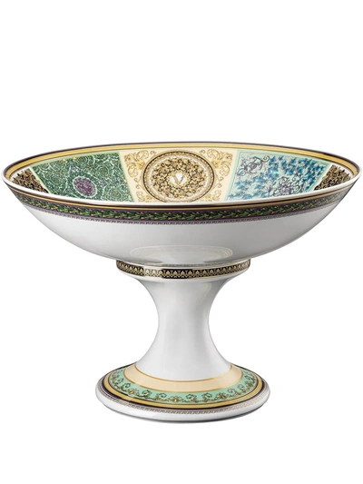 Versace Barocco Mosaic Bowl (35cm) In White
