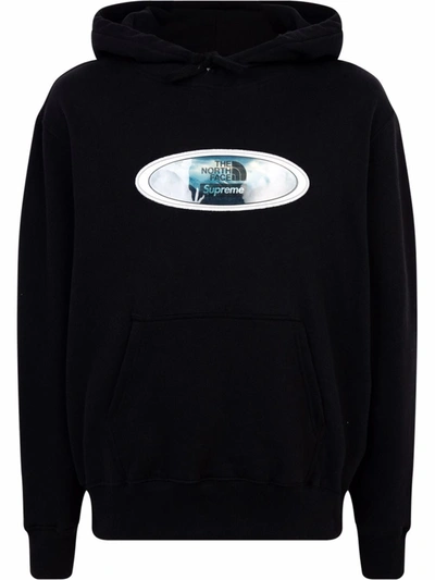 Shop Supreme X The North Face Lenticular Mountain Hoodie In Black
