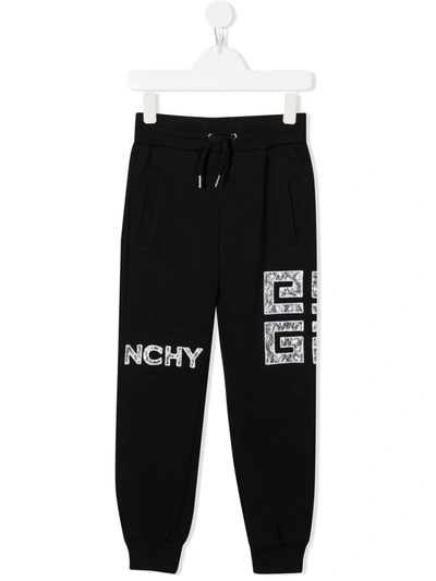 Kids Lace Logo Graphic Sweatpants In Black