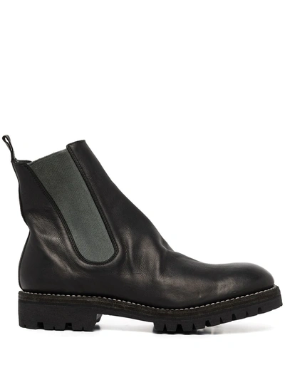 Shop Guidi Ankle-length Leather Boots In Black
