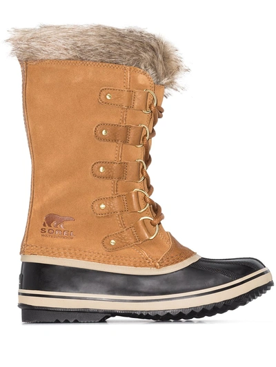 Shop Sorel Joan Of Artic Lace-up Boots In Brown