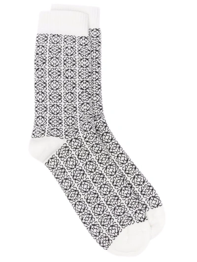 经典LOGO图案针织袜