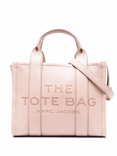 Marc Jacobs Small Leather Tote Rose Dust 😱, What Fits