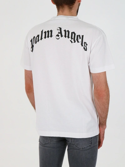 Shop Palm Angels Bear White T-shirt