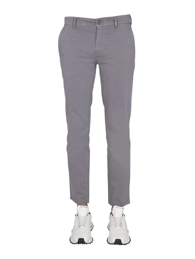 Shop Hugo Boss Slim Fit Trousers In Grey