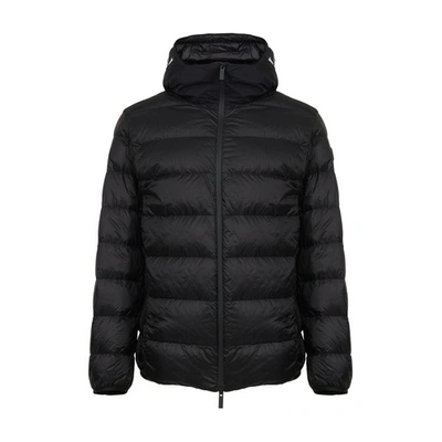 Shop Moncler Provins Zipped Puffer Jacket In Black