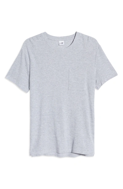 Shop Nn07 Clive 3323 Slim Fit T-shirt In Grey Mel.