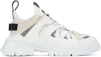 Shop Mcq By Alexander Mcqueen White Orbyt Descender 2.0 Sneakers In 9000 White