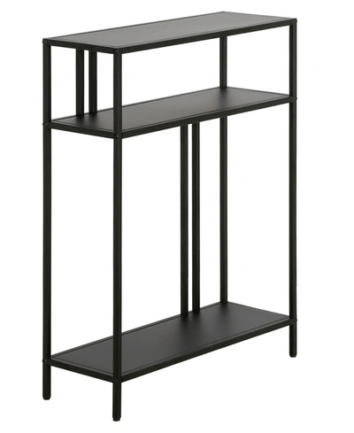 HUDSON & CANAL CORTLAND 22" CONSOLE TABLE WITH SHELVES 