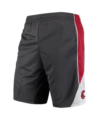 Shop Colosseum Men's Charcoal Washington State Cougars Turnover Team Shorts
