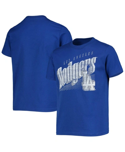 Outerstuff Youth Royal Los Angeles Dodgers Logo Primary Team T-Shirt Size: Extra Large