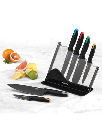 Shop Cuisinart 7-pc. Nonstick Knife Set In Black