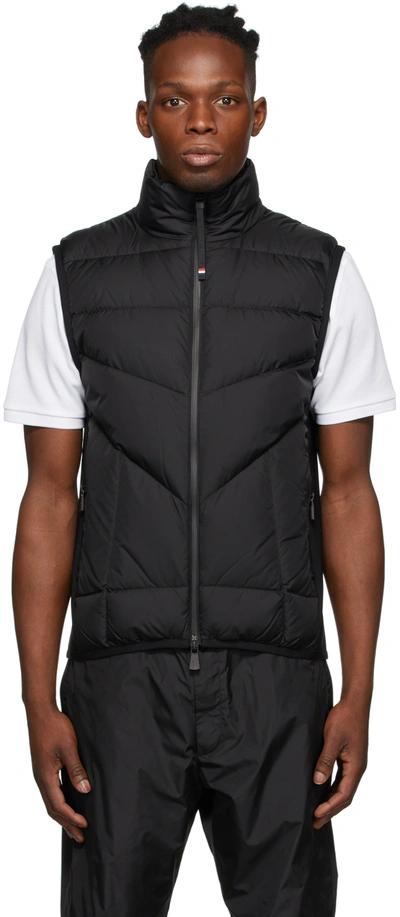Shop Moncler Black Down Blavest Vest In 999 Black