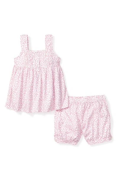 Shop Petite Plume Kids' Sweethearts Print Two-piece Short Pajamas In Pink