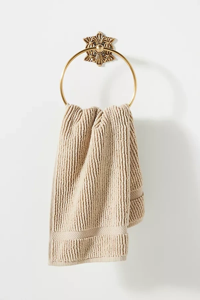 Shop Anthropologie Primrose Towel Ring In Brown