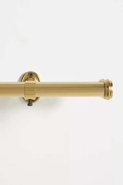 Shop Anthropologie Smithery Adjustable Double Curtain Rod In Gold