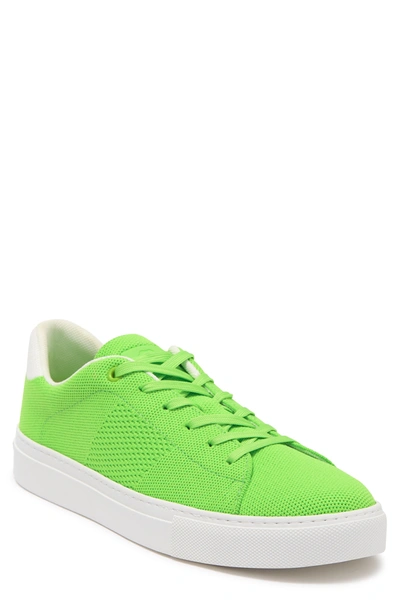 Shop Greats Royale Eco Sneaker In Neon Green/ White