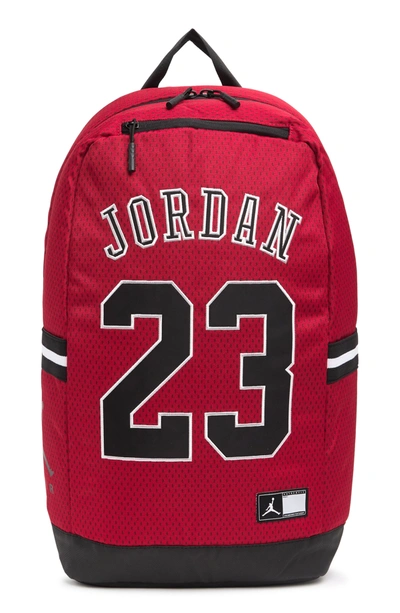 Shop Jordan Jersey Backpack In Gym Red