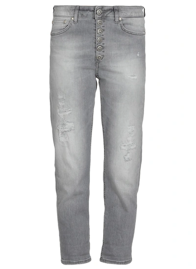 Shop Dondup Koons Jeans In Grey