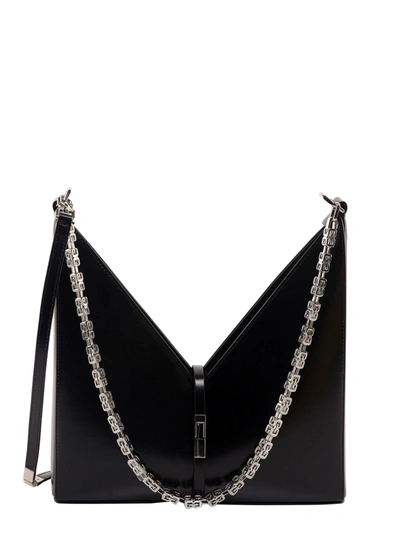 Shop Givenchy Cut Out Shoulder Bag In Black